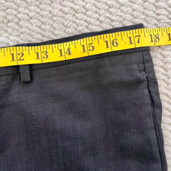 Banana‎ Republic Men's Flat Front Wool Silk Dress Pants Size 35X30 - Picture 4 of 8